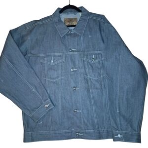 Men's PJ Mark Jeans Brand XXL Denim Jacket NWT In Grey